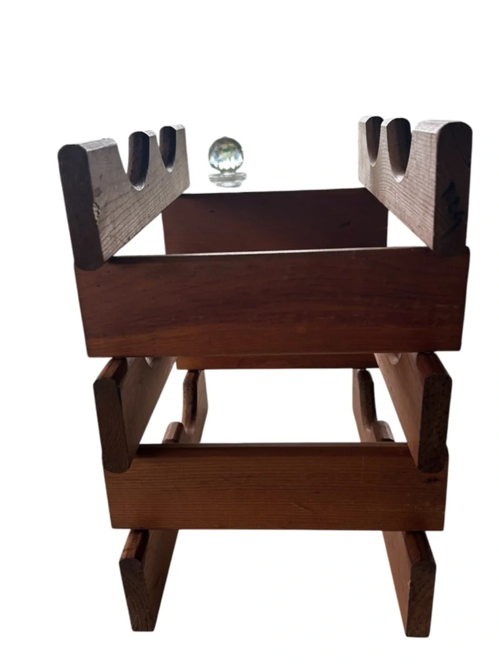 Vintage compact wooden